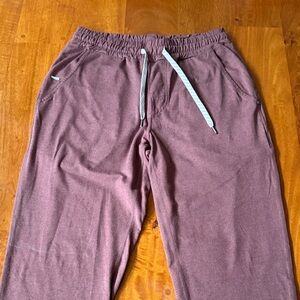 Vuori Men's Sweatpants Joggers in Dusty Mauve